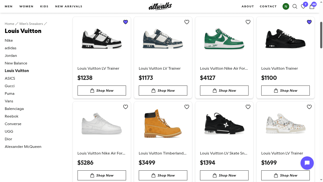 AllWalks – Sneakers Store screenshot 2