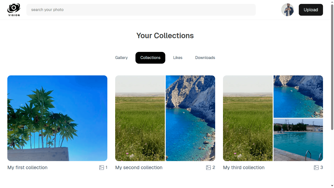 Vision - Photos Sharing Platform screenshot 2