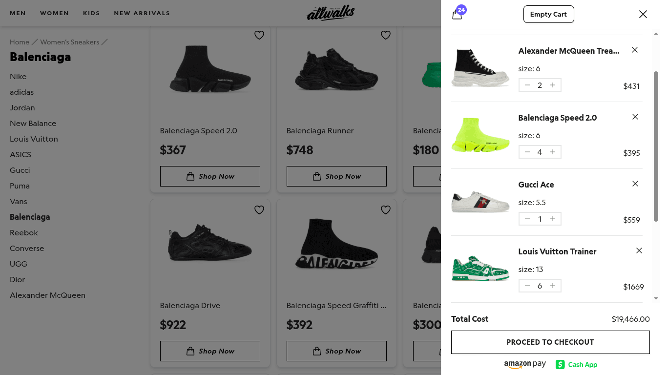AllWalks – Sneakers Store screenshot 2