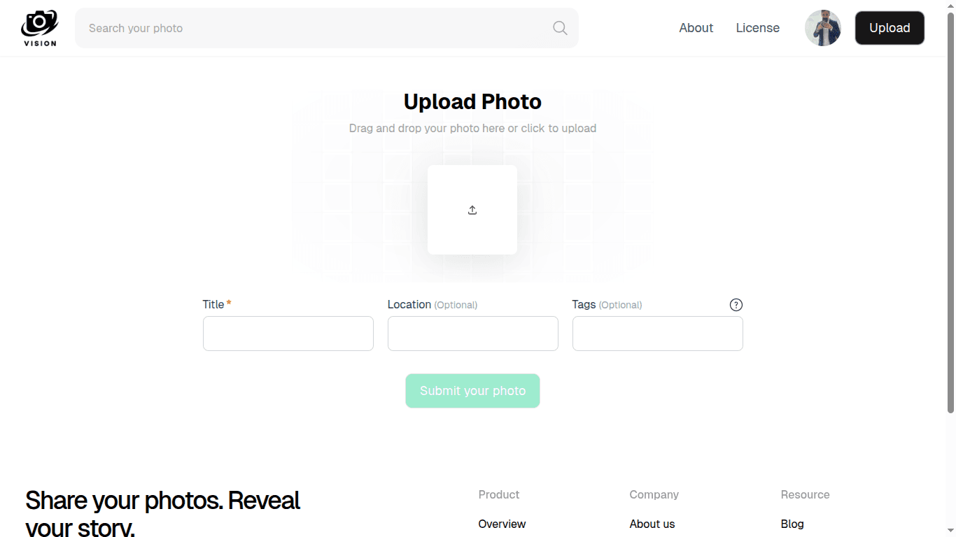 Photos Sharing Platform screenshot 2