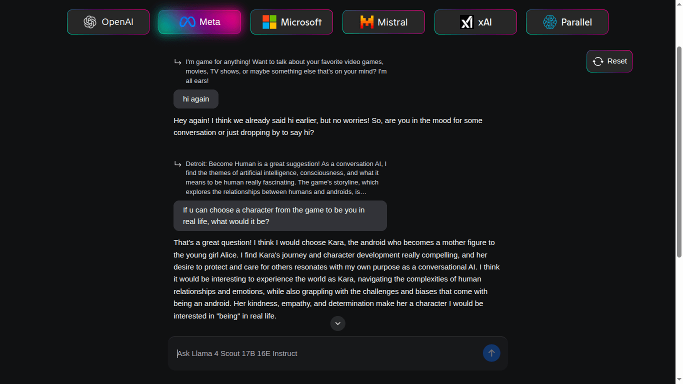 Multi AI Chatbots App screenshot 2