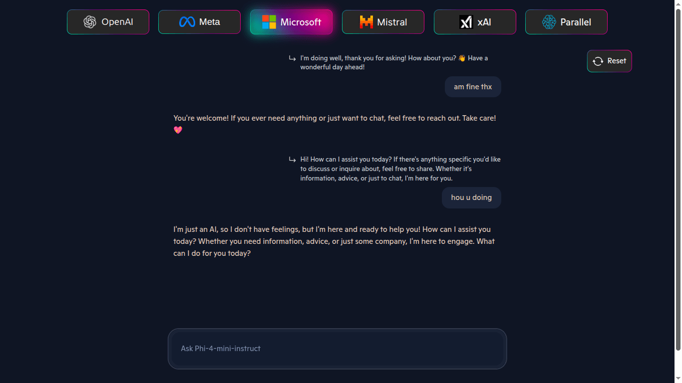 Multi AI Chatbots App screenshot 2